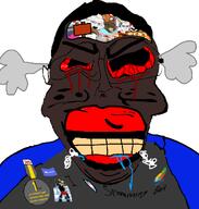 angry bloodshot_eyes clenched_teeth clitty_leakage clittycel foaming_at_the_mouth leaking_clitty malding seething steam subvariant:jartycuck variant:chudjak // 1050x1100 // 203.8KB