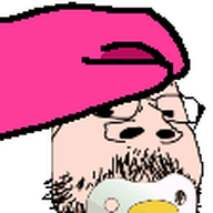 animated babyjak beard black_eyes doll doll_(user) ext=gif glasses hand pacifier transparent_background variant:gapejak // 112x112 // 13.9KB