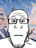 closed_mouth glasses hyperborea neutral soyjak stubble subvariant:neutralplier variant:markiplier_soyjak // 600x800 // 352.6KB