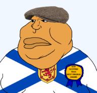 animal award canada closed_mouth fat flag flag:nova_scotia lion nova_scotia obese scottish soyjak text united_states variant:meximutt west_virginia // 888x849 // 197.5KB