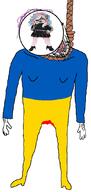 facemask faggot fella flag flag:ukraine full_body hair hanging nafo nato oink open_mouth rope soyjak stubble teeth tranny twitter ukraine variant:bernd // 511x1074 // 113.6KB