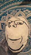 glasses irl meta:tagme music pillow smile soyjak stubble subvariant:wholesome_soyjak text tiktok toy variant:gapejak video weezer // 576x1024, 20s // 2.5MB