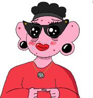 big_ears big_lips fingernails fingers glasses necklace pooner pronouns stubble variant:soytan white_background // 776x814 // 55.1KB