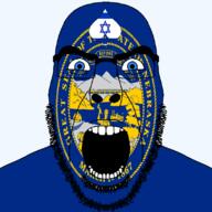 1867 angry beard blue_eyes facial_mark flag flag:israel flag:nebraska forehead_mark glasses hair israel looking_at_you march march_1 nebraska open_mouth plant queen_of_spades soyjak spade star_of_david state stubble subvariant:cobson_front2 subvariant:spadeson thick_eyebrows tree united_states variant:cobson // 800x800 // 198.7KB