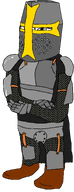 armor cape chain_mail helmet knight knights_templar medieval shoe subvariant:soyak_(smug) that_one_fucking_picture_of_nate_being_a_smug_little_bastard transparent_background variant:soyak // 846x2208 // 529.4KB