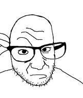 closed_mouth glasses hand holding_object merge neutral smug soyjak splice stubble template variant:snopesjak variant:sobot // 520x618 // 13.9KB