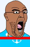 anchor bald egypt flag flag:red_sea_governorate glasses governorate hair merge open_mouth read_sea_governorate soyjak stubble tongue variant:imhotep // 529x832 // 38.0KB