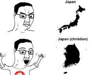 arm clothes country excited hair hand japan neutral open_mouth outline south_korea text variant:chudjak white_background // 1024x812 // 227.9KB