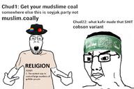 angry arab arabic_text arm atheism chud closed_mouth clothes glasses hair hamas hand headband islam merge open_mouth pointing shia soybooru soyjak soyjak_party stubble sunni text tshirt variant:bernd variant:chudjak variant:cobson variant:shirtjak // 1262x839 // 161.4KB