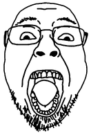 bald eyebrows eyes glasses open_mouth stubble template transparent variant:bernd // 1065x1549 // 131.0KB