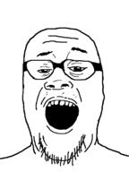 bald black_and_white glasses meta:tagme miko_(namefag) stubble variant:alicia // 571x761 // 6.4KB