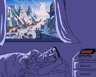 1488 alarm_clock arm bed blanket curtain drawer ear eyebrows fingers glasses hair hand hyperborea lips nose pillow shading sleeping subvariant:pol_face variant:chudjak window // 1876x1502 // 1.6MB