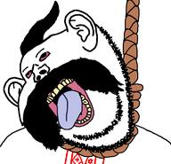 clothes ear hair hanging hohol mustache oink rope star_of_david stubble swede ukraine variant:impish_soyak_ears white_background // 768x738 // 137.8KB