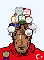 anatolid award blacked brown_skin clothes cockroach crescent glasses goat_fucker greentext judaism lightbulb medallion most_retarded_nigger_award mucus mustache nigger queen_of_spades shitskin star star_and_crescent star_of_david stubble subvariant:euromutt text tshirt turkish_flag turkish_text turkiye turkroach tvrkaryan variant:markiplier_soyjak // 594x797 // 43.6KB