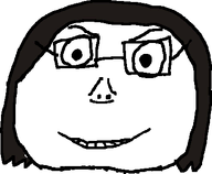 black_hair female hair no_body smile subvariant:blobfoid variant:blobjak woman // 409x336 // 13.0KB