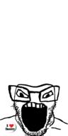 chemistry distorted glasses i_love no_eyebrows open_mouth science soyjak stubble text variant:markiplier_soyjak // 598x1200 // 132.2KB