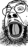 beard chapo_trap_house cushbomb glasses matt_christman open_mouth soyjak stretched_mouth variant:christmanjak white_skin // 720x1280 // 70.5KB