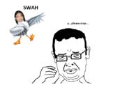 animated awkwafina glasses movie scuttlebutt seagull soyjak the_little_mermaid variant:chudjak // 833x528 // 202.6KB