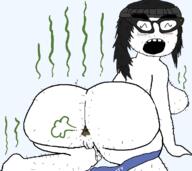 arm blush clothes fart glasses hair hat leg meta:pornographic_content open_mouth penis poop soyjak stubble variant:soytan // 738x656 // 63.3KB