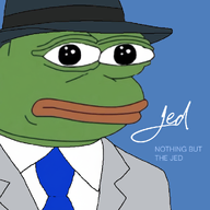 amphibian blue_background clothes frank_sinatra frog handwriting hat jed nas:pepe nothing_but_the_best pepe pepe_the_frog suit_and_tie // 1000x1000 // 621.4KB