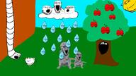 angry animal apple bloodshot_eyes bug cat cherry cloud concerned crying drawn_background ear food frown fruit glasses multiple_soyjaks open_mouth rain sad smile smug soyjak soyjak_trio spider stubble subvariant:wholesome_soyjak sun tree variant:a24_slowburn_soyjak variant:gapejak variant:impish_soyak_ears variant:markiplier_soyjak variant:soyak variant:tony_soprano_soyjak // 1920x1078 // 363.6KB