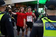 2soyjaks angry closed_mouth clothes glasses hair internet_is_leaking irl soyjak subvariant:chudjak_front text tshirt variant:chudjak // 2048x1366 // 2.4MB