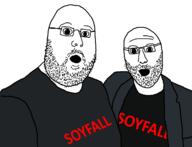 2soyjaks clothes glasses open_mouth redfall soyjak stubble text variant:unknown video_game // 1200x916 // 21.7KB