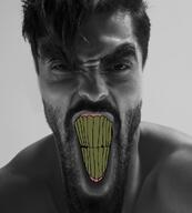 angry beard clenched_teeth grey_skin hair nas:gigachad seething subvariant:feralrage teeth variant:feraljak yellow_teeth // 893x989 // 601.7KB angry beard clenched_teeth grey_skin hair nas:gigachad seething subvariant:feralrage teeth variant:feraljak yellow_teeth // 893x989 // 601.7KB