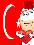 a10_eyes arm blue_eyes clothes country fez flag flag:turkiye glasses hand hat heart holding_heart holding_object nipple smile soyjak stubble subvariant:wholesome_soyjak trend:aryan turkiye variant:gapejak yellow_beard // 811x1090 // 276.8KB