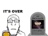 award fanfiction glasses grave gravestone its_over markiplier sad shitnobodycaresabout snca snca_award stubble text the_loud_house variant:markiplier_soyjak // 480x360 // 46.0KB