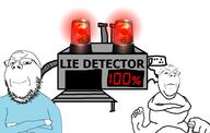 2soyjaks alarm angry arm clothes glasses lie lie_detector machine pointing pointing_at_viewer siren sitting smile smug soyjak stubble subvariant:wholesome_soyjak text variant:gapejak // 961x610 // 155.2KB