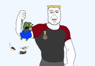 amphibian animal award big_nose blue_eyes buff bulky clothes frog frogcuck frognigger hat jewish_nose judaism kike kippah nas:pepe nate paper pepe_the_frog spadeson subvariant:hunky_twink_sex_machine subvariant:slender_alicia subvariant:terrence t_shirt tcoaal the_coffin_of_andy_and_leyley trend:aryan variant:alicia wedgie yellow_hair // 2000x1400 // 92.3KB