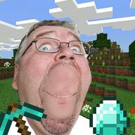 bernd_schmidt closed_mouth diamond diamond_(minecraft) gem glasses minecraft pickaxe pickaxe_(minecraft) smile subvariant:wholesome_soyjak variant:gapejak // 600x600 // 455.8KB