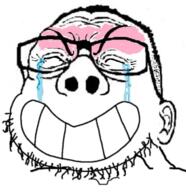 calarts ear glasses merge series:fusionjaks smile soyjak stubble variant:reaction_soyjak variant:soyak // 574x591 // 265.9KB