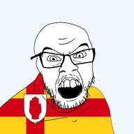 flag flag:ulster glasses hand ireland irish_flag northern_ireland open_mouth province stubble ulster variant:feraljak // 1500x1500 // 108.1KB