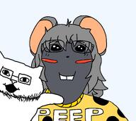 animal cat ear female girl mouse rat rodent squeaky subvariant:bridget variant:bernd variant:catjak variant:gapejak // 1700x1525 // 157.7KB