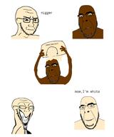 black_skin laughing nigger paint_bucket splice stubble teeth variant:cobson variant:soyak white_skin // 1500x1800 // 436.4KB