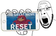 body great_meme_reset hand holding_object holding_phone meme phone subvariant:soyboy_cobson text toss ugandan_knuckles variant:cobson white_skin // 2602x1671 // 945.7KB
