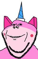 pink_skin smile soyjak stubble unikitty variant:impish_soyak_ears // 599x928 // 41.4KB