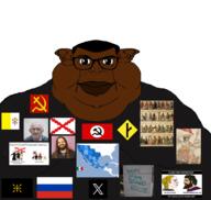 brown_skin communism flag:russia hammer_and_sickle hispanism mgtow nazbol racemixing russia spanish_empire subvariant:branigger variant:brandon vatican xitter // 2618x2475 // 2.7MB