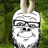 closed_mouth forest fungus glasses happy irl_background mushroom smile soyjak variant:a24_slowburn_soyjak // 414x583 // 356.1KB