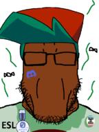 boyfriend_(friday_night_funkin') brown_skin creepy creepypasta discord faceless fnf_pedo glasses subvariant:chudplier variant:chudjak variant:markiplier_soyjak // 600x800 // 56.2KB