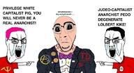 Murry_Rothbard anarchism anarcho-capitalism award biting_lip bowtie boy crying cunny girl human libertarian map_(pedophile) nazism pedophile pedophilia pointing subvariant:hornyson subvariant:muscular_chud text variant:chudjak variant:cobson 😭 // 800x436 // 72.8KB