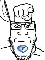 angry glasses hand head_box logo pointing realplayer soyjak stubble technology variant:markiplier_soyjak // 600x800 // 48.6KB