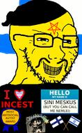 anime autism award flag:finland flag:israel incest name_tag pentagram sami satanism smile transheart variant:soyak yellow_skin // 245x400 // 57.6KB