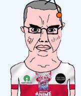 anime antenna arm balding closed_mouth flag flag:poland foot_fetish goonhitler open_source pink_skin poland reddit soyjak stirb swastika text variant:chudjak // 701x832 // 168.3KB