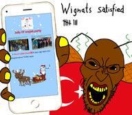 angry brown_skin christmas clothes cockroach doctor dr_soyberg flag flag:turkiye glasses hand open_mouth phone soyjak soyjak_party stinky stubble tshirt turkiye turkroach variant:a24_slowburn_soyjak variant:angry_soyjak variant:cobson variant:impish_soyak_ears wignat // 1000x872 // 295.1KB