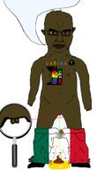 angry bbc beaner bloodshot_eyes border_hopper brown_skin bug chud closed_mouth clothes flag:mexico fly full_body gender-neutral_language glasses la_raza latino magnifying_glass mexico naked nsfw penis piss poop slopjak small_penis spade speech_bubble speech_bubble_empty subvariant:chudjak_front subvariant:obsessedchud variant:chudjak wetback // 1092x1911 // 219.3KB