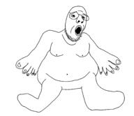 fat soyjak variant:npestajak // 1509x1301 // 33.2KB