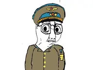 air_force aviator_hat big_eyes big_nose chud communism iron scared soviet_army_uniform soviet_soldier soviet_union soybooru subvariant:chudjak_(concerned) ussr_star variant:chudjak veksel_(user) // 400x300 // 15.4KB
